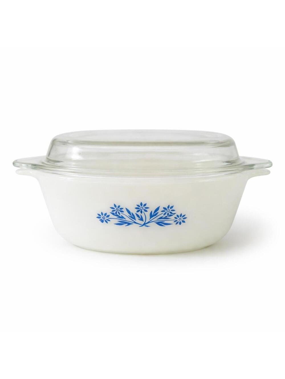 Vintage Anchor Hocking Fire King Casserole Dish w Lid Oven Proof 1 1/2qt 433 USA